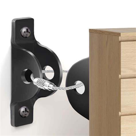 metal child anti tip hold down brackets|Amazon.com: Anti Tip Furniture Bracket.